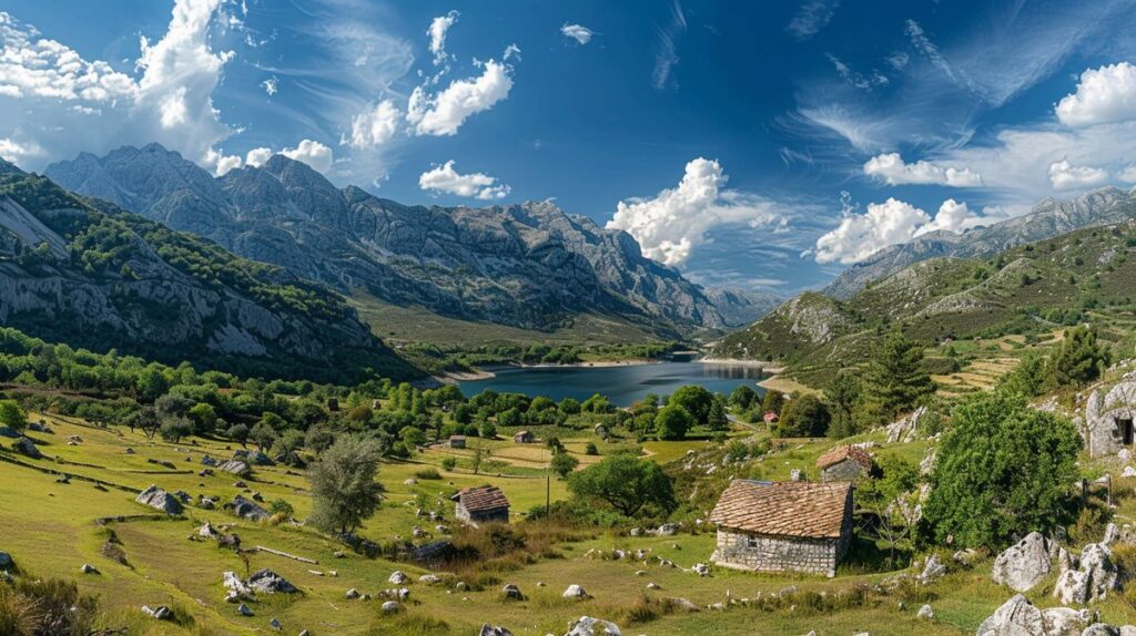 Vista panorámica de una playa en Albania, ideal para viajeros que exploran Albania por libre