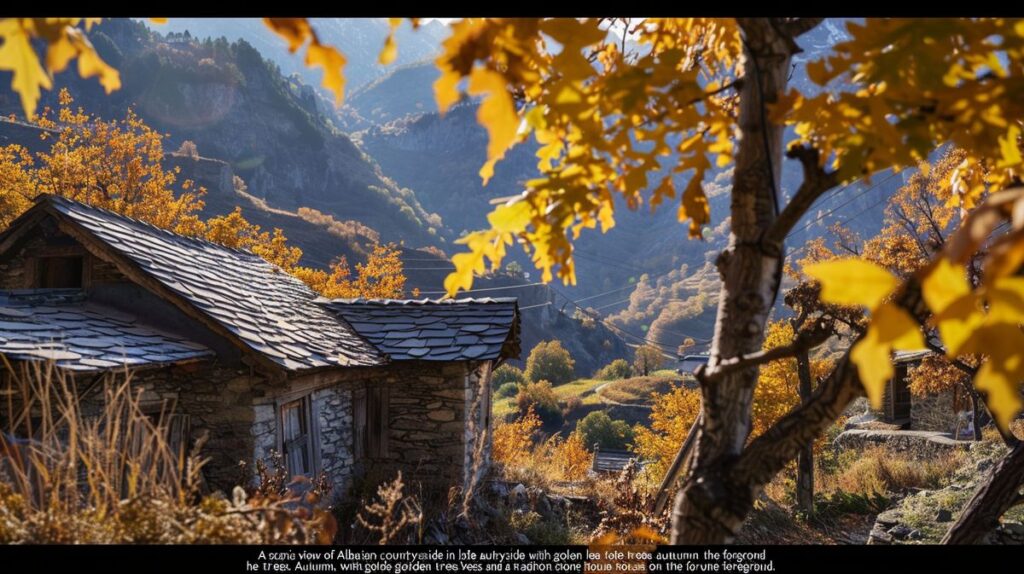 Imagen de un paisaje natural con montañas al atardecer y cielo colorido