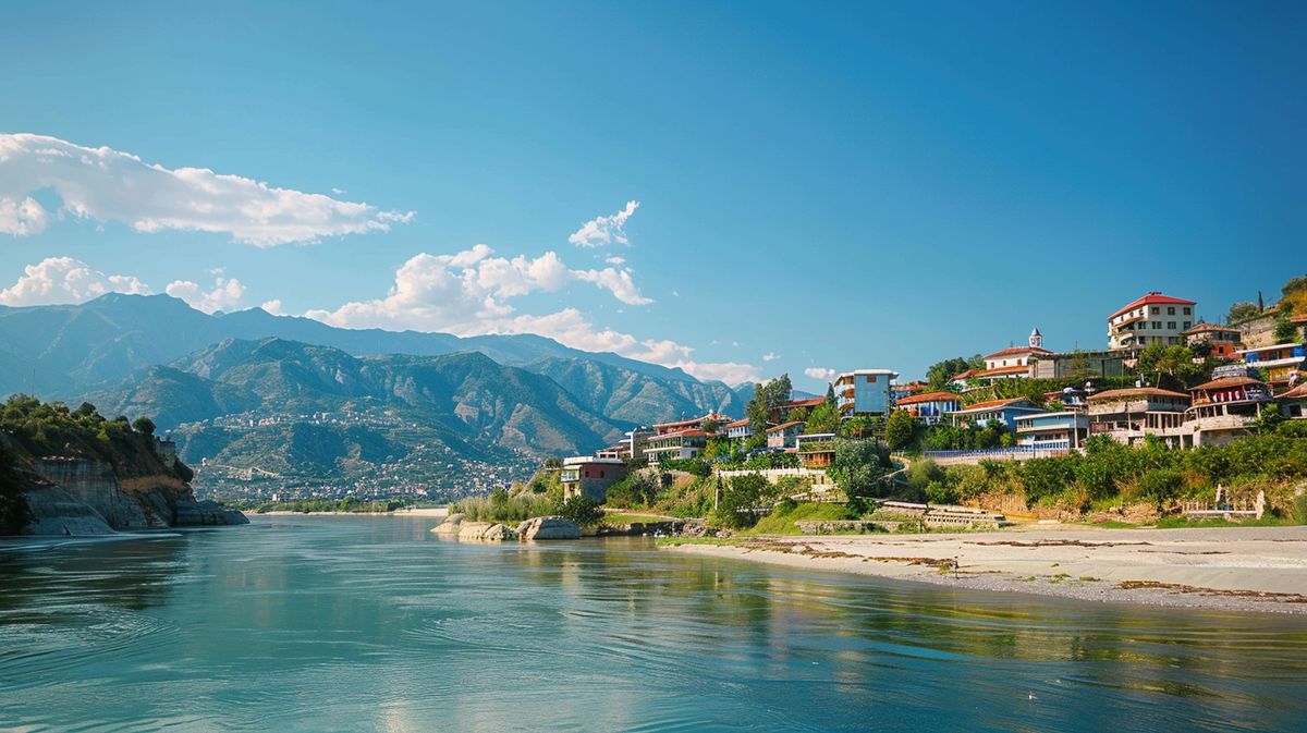 Paisaje de la costa de Albania, ideal para explorar qué ver en Albania en 10 días